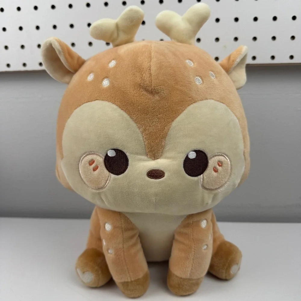Honeymaru Aliquantum International Deer Plush Tan Kawaii Stuffed Animal 10 Inch